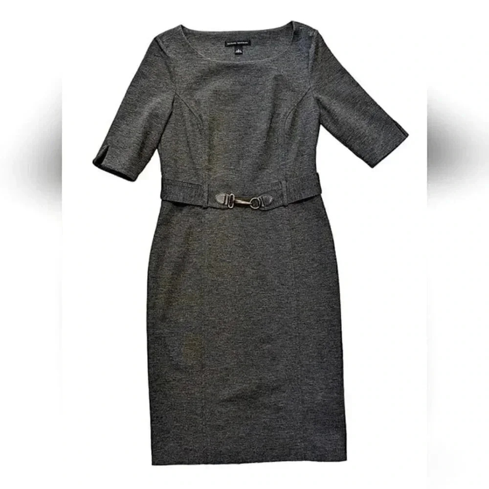 Banana Republic Business Casual A line Mid grey dress size 2